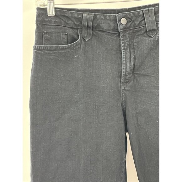 NYDJ Straight Women's Jeans Size 14‎ Blue Dark Wash Lift Tuck Technology 32L - Picture 3 of 10
